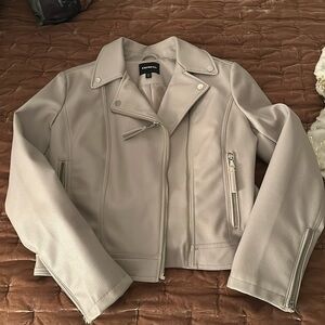 Express vegan leather jacket